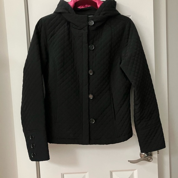 Calvin Klein Black Quilted Puffer Jacket - Picture 1 of 5